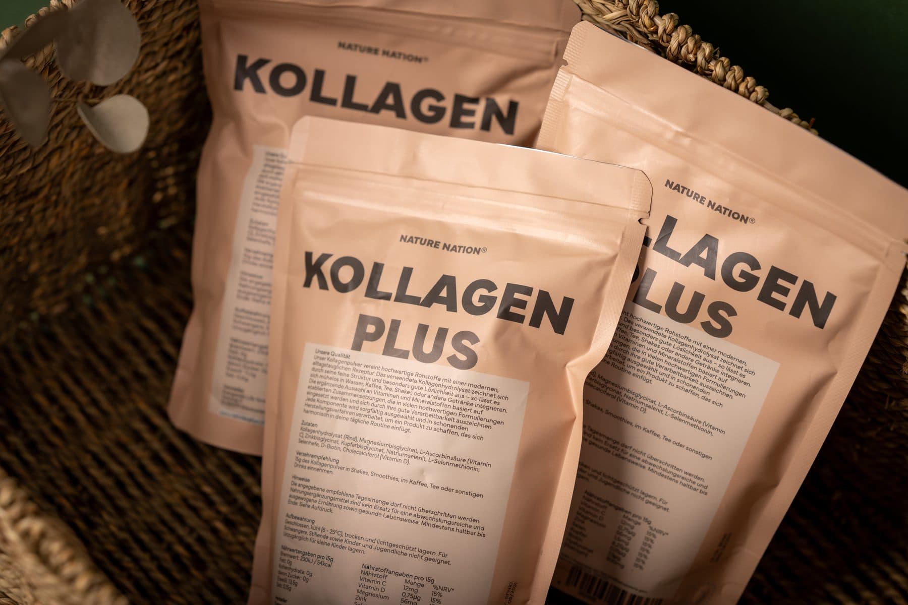 Kolagen u prahu Plus, set 2 × 250 g